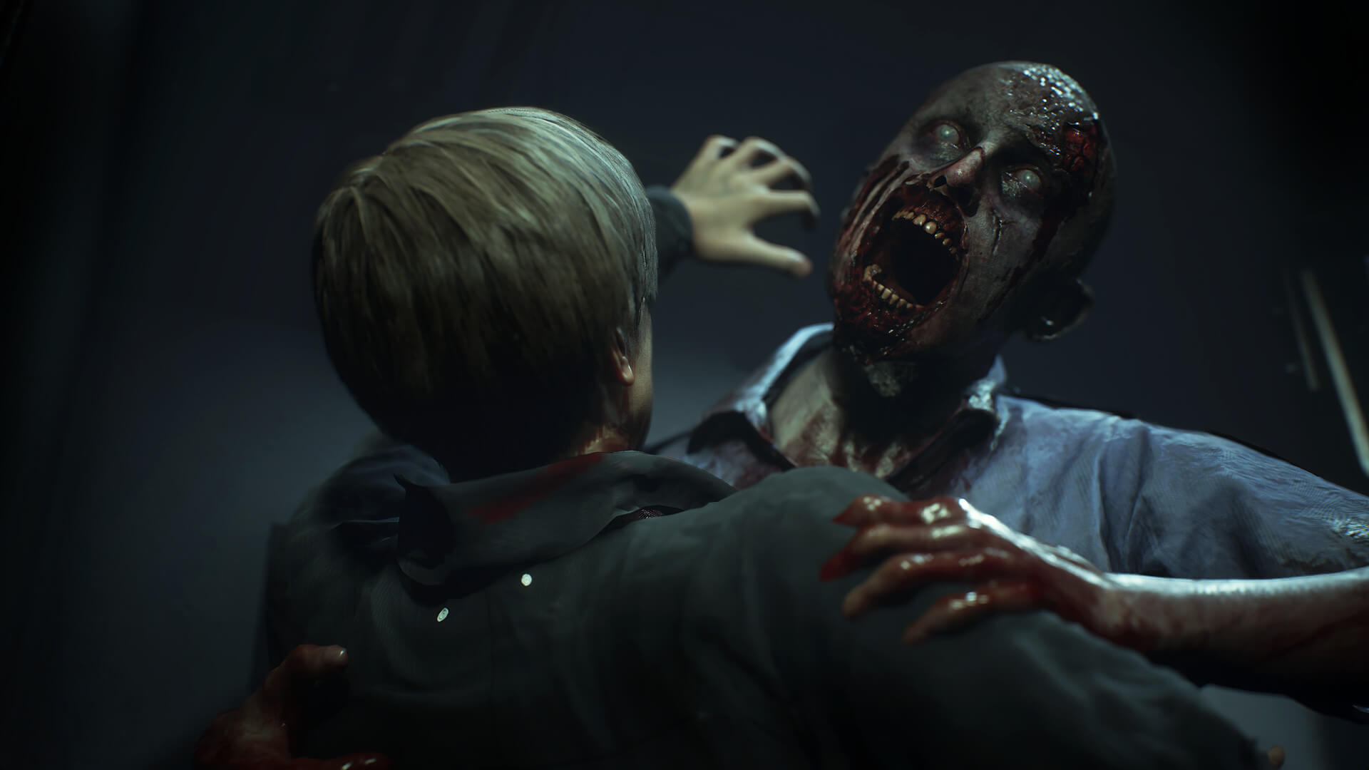 Screenshot do remake de Resident Evil 2