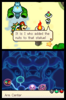 Screenshot de Mario & Luigi: Bowser's Inside Story